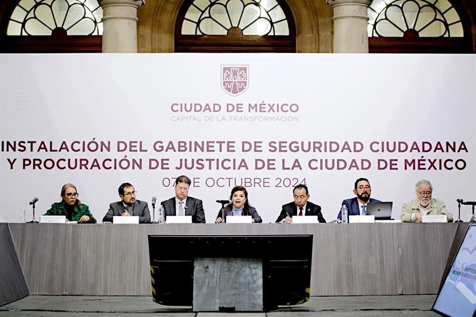 En el Gabinete de Seguridad se planteó una visión metropolitana para la procuración de justicia.