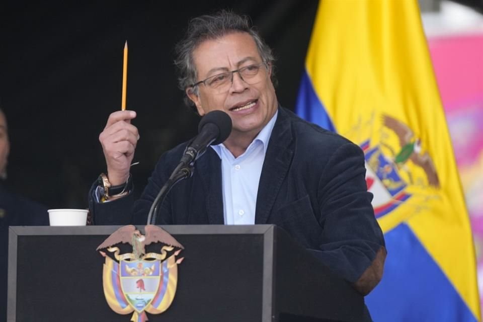 El Presidente Gustavo Petro durante un evento en Bogotá el 19 de septiembre del 2024.