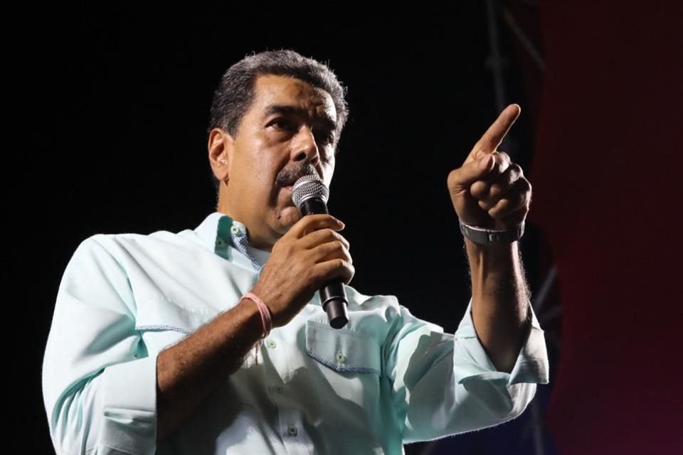 El Presidente Nicolás Maduro durante un evento de campaña en Venezuela el 28 de septiembre del 2024.