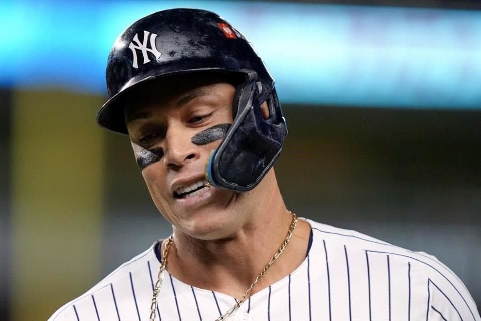 Aaron Judge ha batallado en los Playoffs.