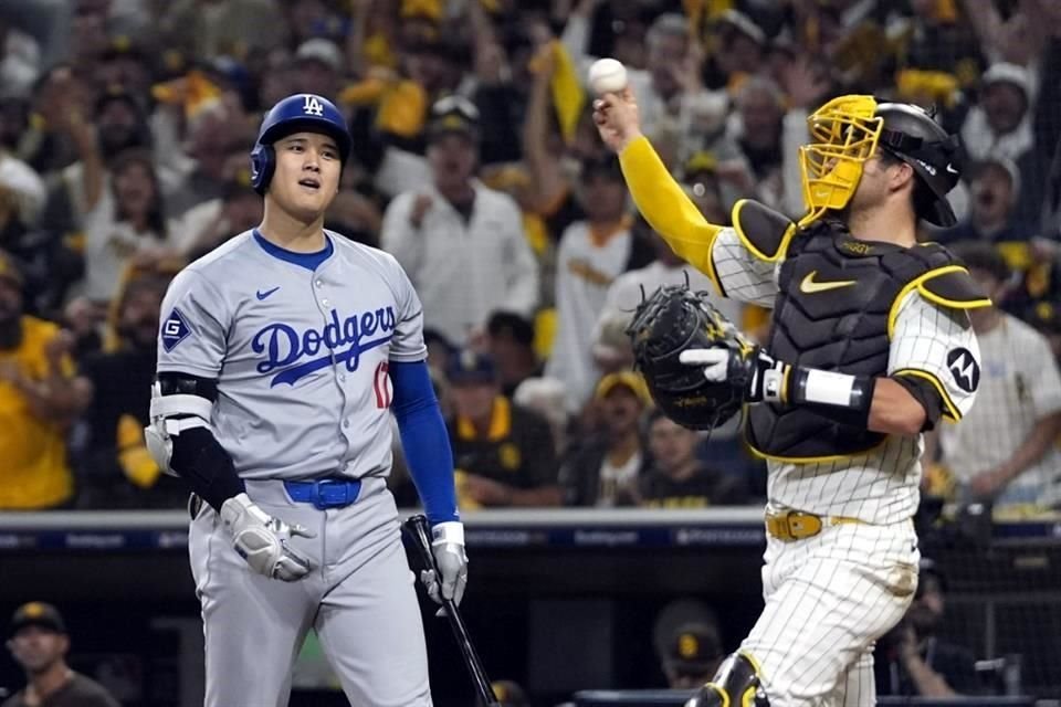 La estrella de los Dodgers, Shohei Ohtani, se fue de 4-1 con dos ponches.