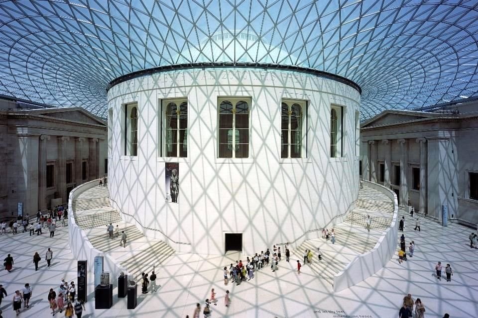 Gran Patio del Museo Británico, una de las emblemáticas obras de Foster.