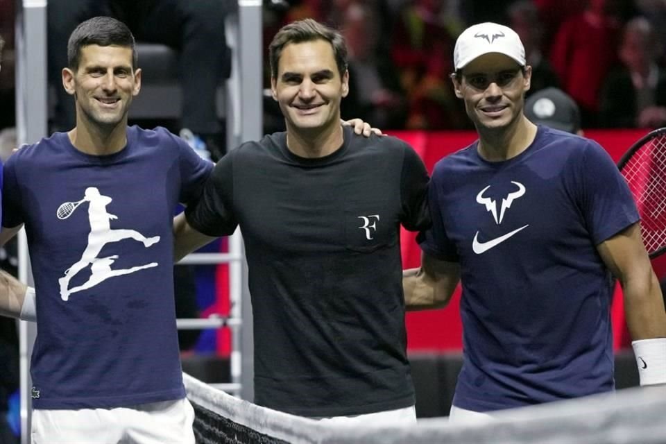 Entre los tres gananron 64 títulos de Grand Slam.