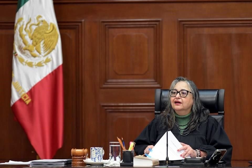 La Ministra Norma Piña tiene 36 años de carrera judicial.