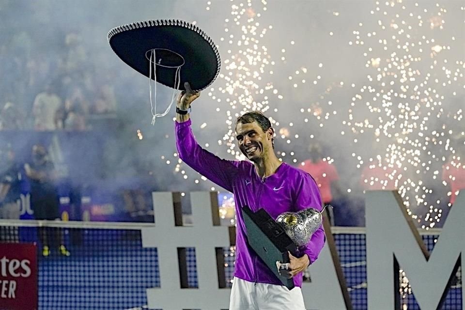 Un joven Rafael Nadal desembarcó en Acapulco en 2005 para ganar el primero de cuatro títulos del Abierto Mexicano de Tenis.