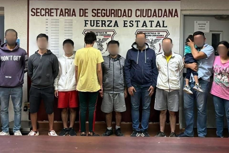 Diez migrantes de Siria y Turquía fueron rescatados por agentes de la Fuerza Estatal de Seguridad Ciudadana de Mexicali, Baja California.