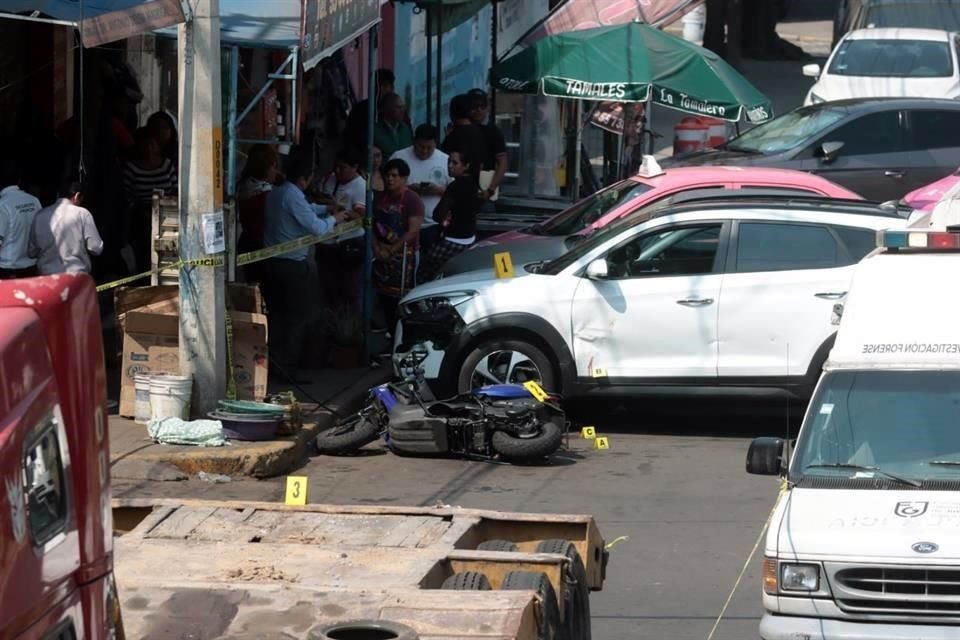 El conductor del tráiler fue llevado al Ministerio Público.