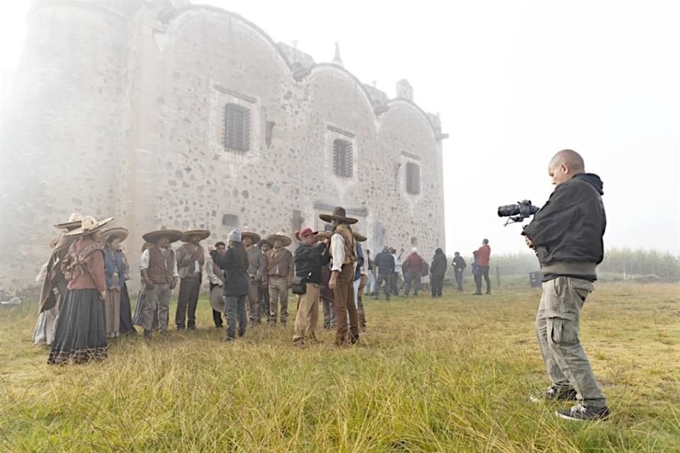 Una hacienda en Tlaxcala fue una de las locaciones principales.