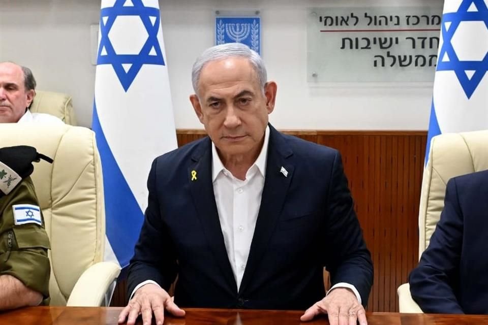 El Primer Ministro Benjamin Netanyahu durante una reunión de gabinete en Jerusalén, el 1 de octubre del 2024.