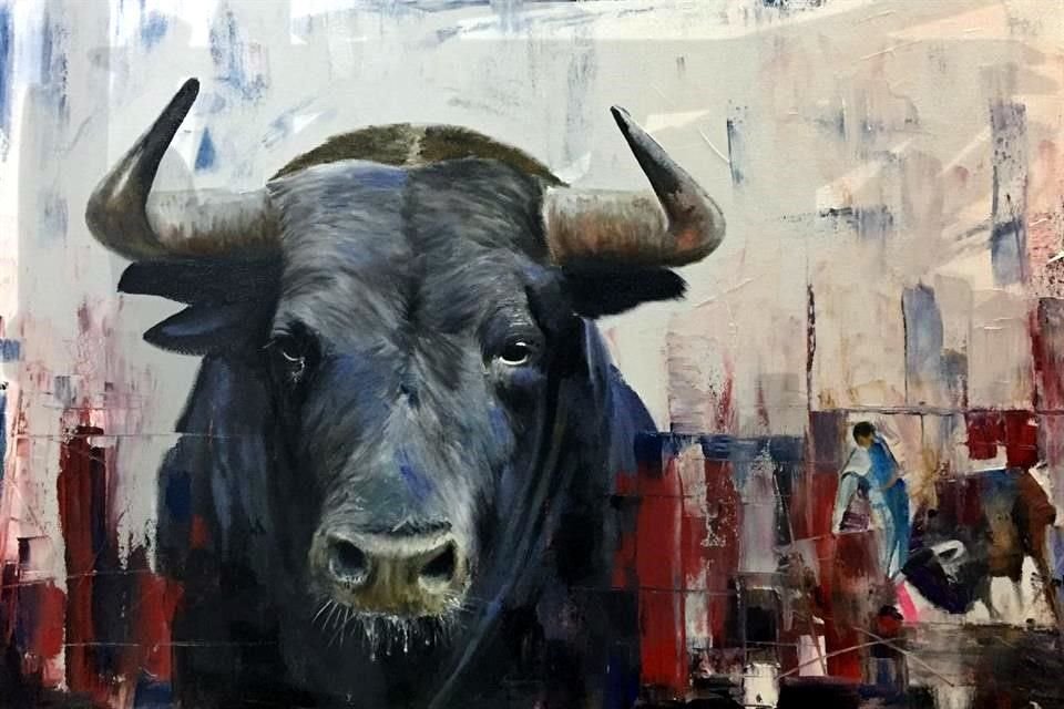 En la obra del artista Héctor Pérez, los toros representan por igual vida y muerte.