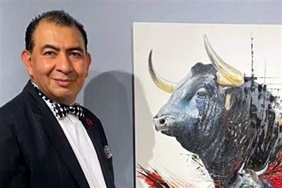 El artista Héctor Pérez participa en la muestra colectiva 'Ritual', que se exhibe en Galería Caracol Púrpura, ubicada en el barrio de San Ángel.