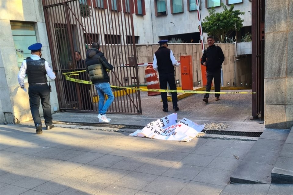 Protesta en Av. Niños Héroes, en Ciudad Judicial de CDMX.