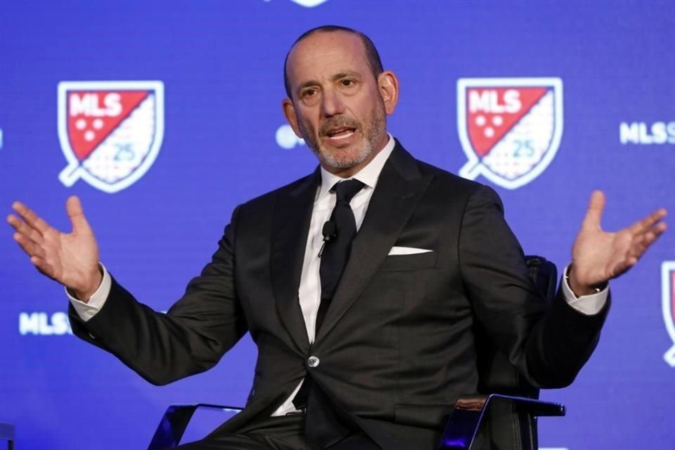 Don Garber entendió la molestia de Javier Tebas.