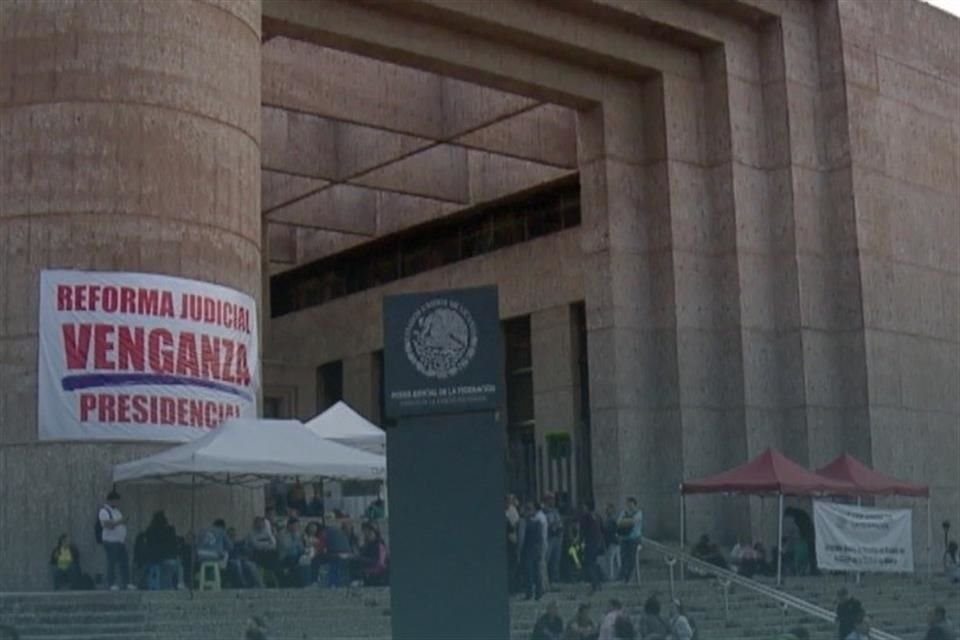 Palacio de Justicia en San Lázaro.