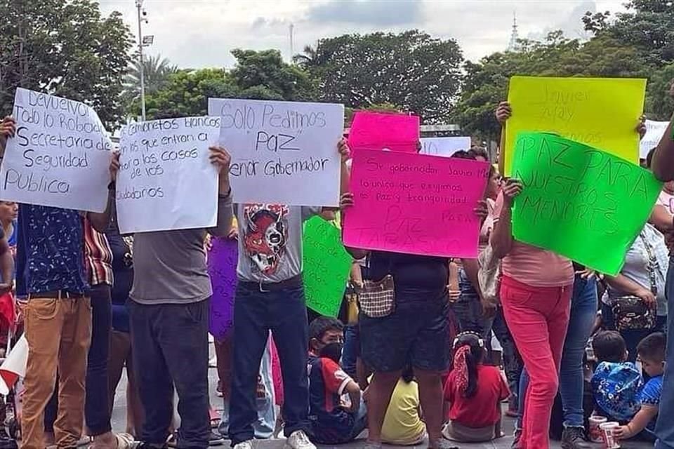 Los manifestantes acusaron que delincuentes o células del crimen operan con impunidad.