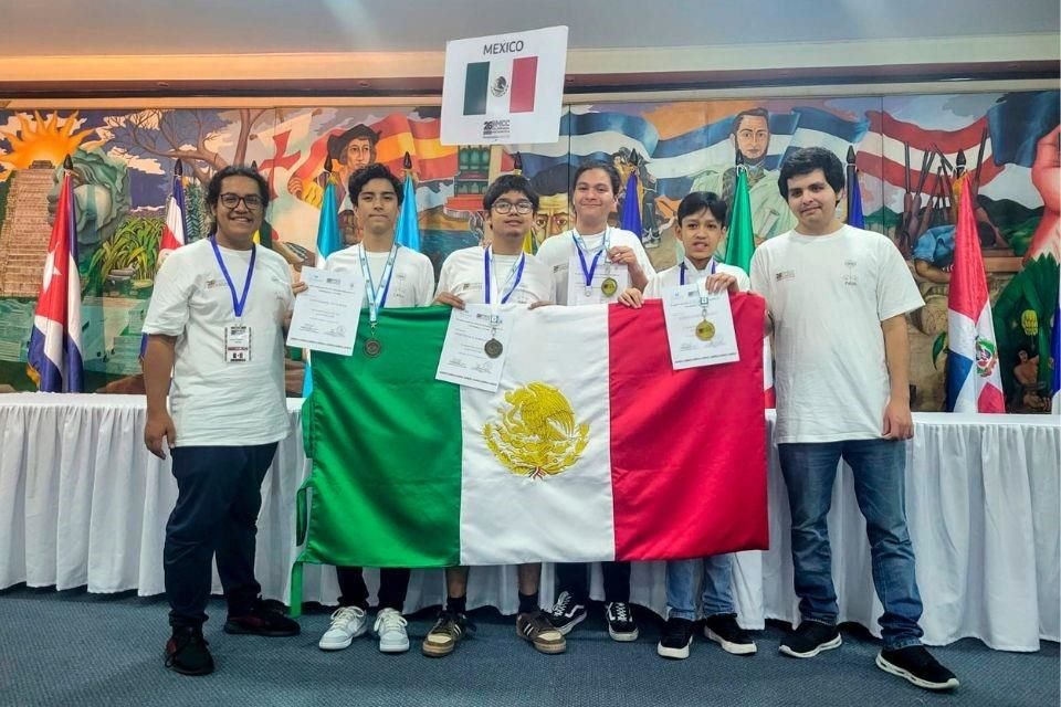 El equipo de México quedó en primer lugar en la Olimpiada Matemática de Centroamérica y el Caribe tras conseguir cuatro medallas.