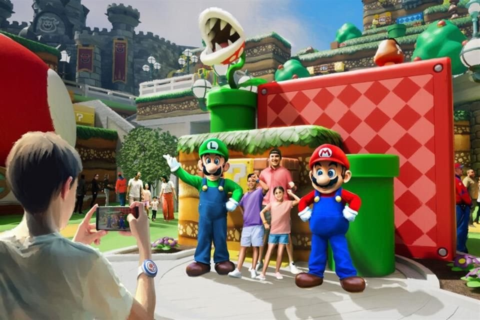 Entre los mundos, los fanáticos encontrarán el 'Super Nintendo World'.