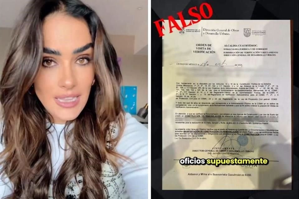 La Alcaldesa Alessandra Rojo de la Vega advirtió sobre el intento de fraude en un video.