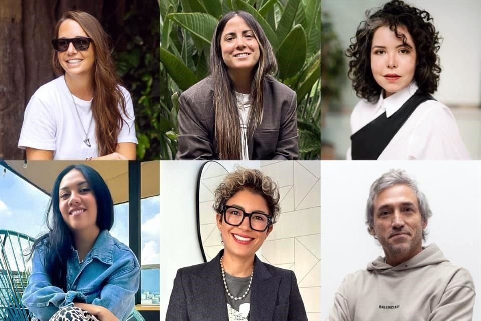 Arriba: Tanya De Poli, Delfina Lamino y Alma Berruecos. Abajo: Tania Torres, Tatiana Martínez y Checha Agost Carreño.