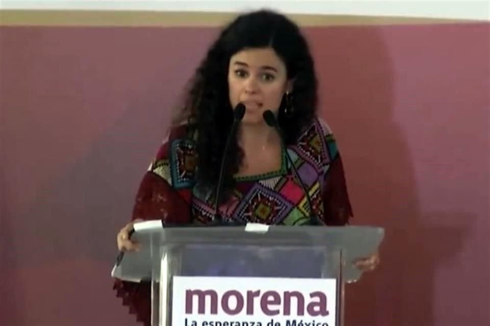 Luisa Alcalde pidió a la militancia de Morena respaldar a la Presidenta Claudia Sheinbaum ante 'trabas' de jueces para frenar la elección judicial.