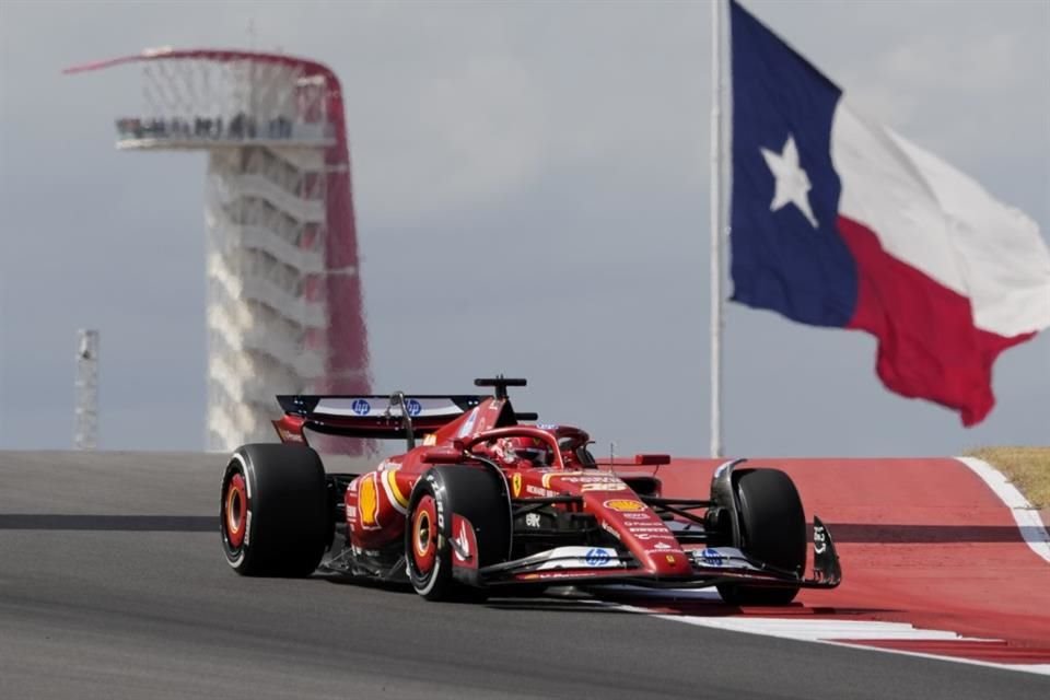 Charles Leclerc sumó puntos en la Sprint de Estados Unidos.