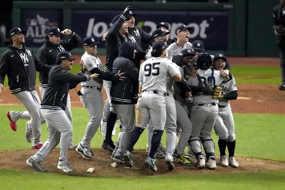 Los Yankees no llegaban a la Serie Mundial desde el 2009 y ahora buscarán ganar su título 28 esperando al rival entre Dodgers y Mets.