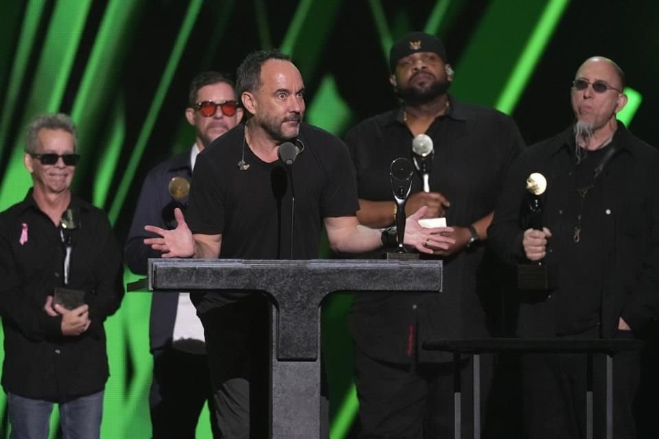 Dave Matthews agradeció el apoyo en la ceremonia anual número 39.