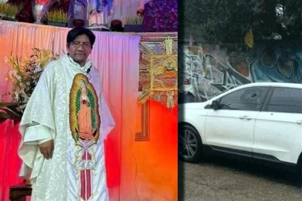 El sacerdote Marcelo Pérez fue asesinado el domingo pasado a bordo de su camioneta en San Cristóbal de las Casas. 