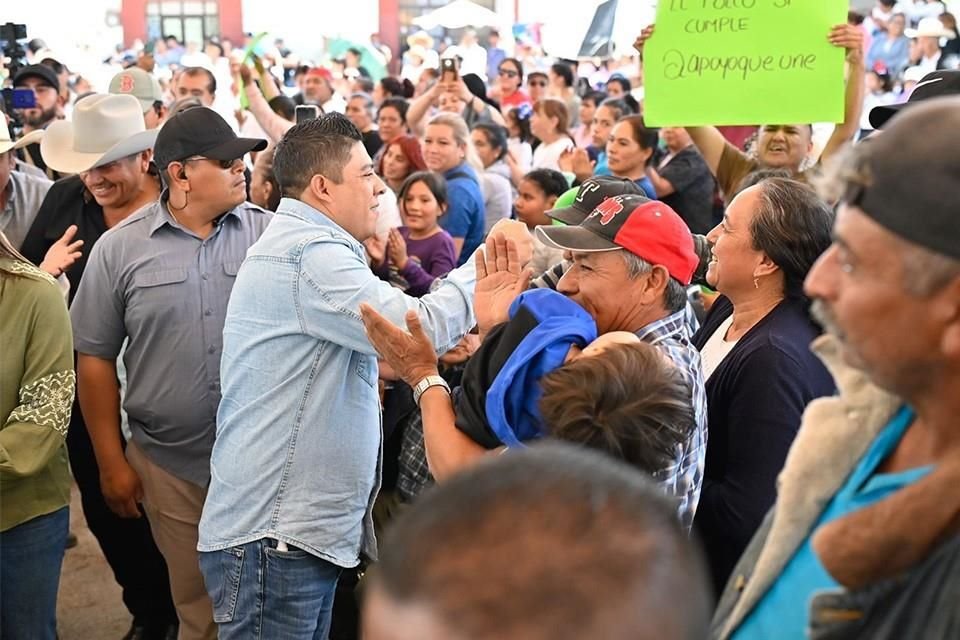 Apoya Ricardo Gallardo en seguridad alimentaria a Cedral