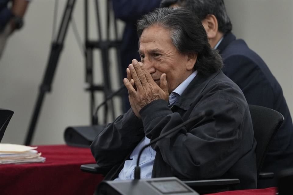 El ex Presidente Alejandro Toledo durante una audiencia en Lima el 21 de octubre del 2024.