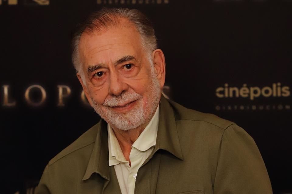 El cineasta Francis Ford Coppola asegura que tiene esperanza en que pueda haber una sociedad mejor, algo que plasma en 'Megalópolis'.