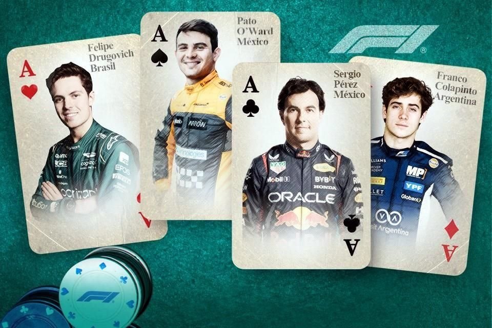 Sergio Pérez y Franco Colapinto estarán de tiempo completo en el GP de la CDMX.