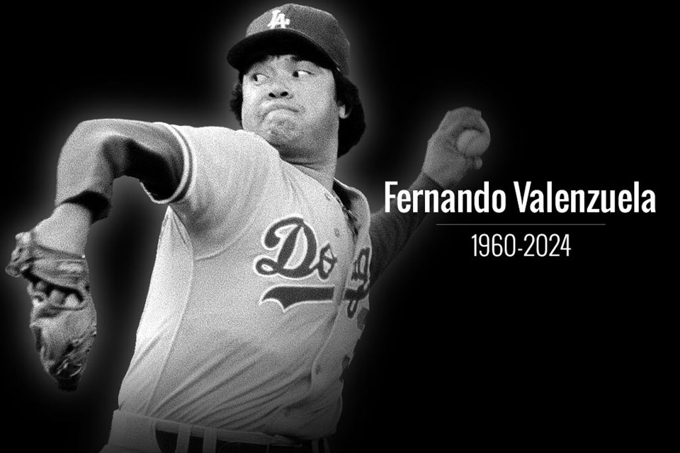 El legendario beisbolista mexicano Fernando Valenzuela, estrella de los Dodgers, falleció a los 63 años.