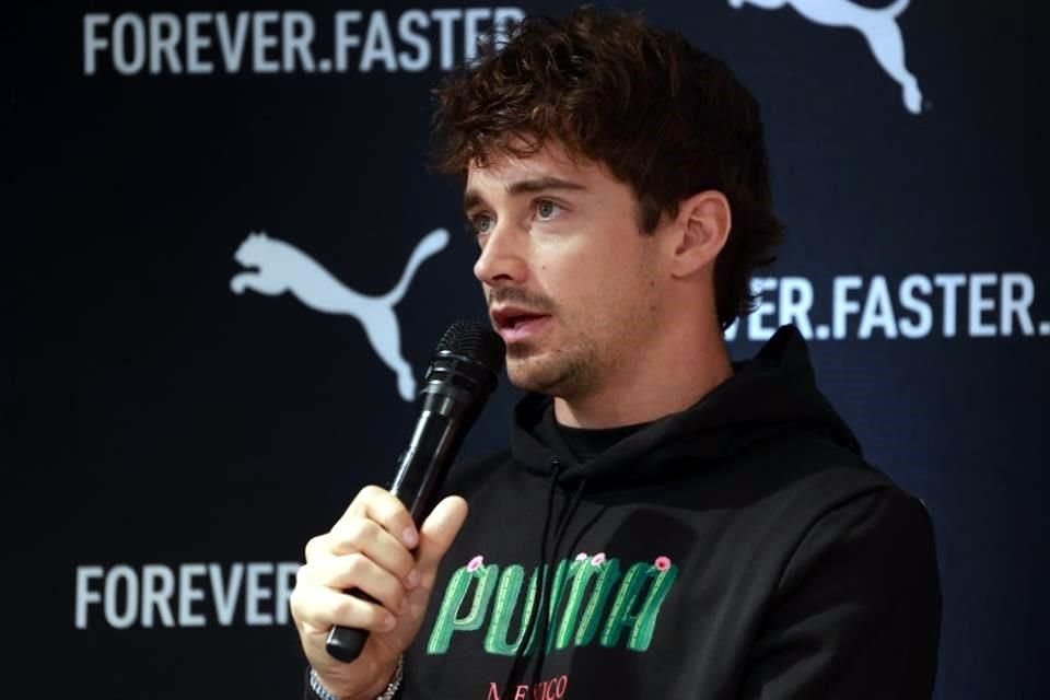 Charles Leclerc agradeció el cariño de la afición mexicana.