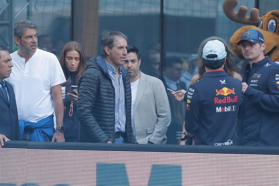 Arturo Elías Ayub y Guillermo Almada convivieron con Checo Pérez y Max Verstappen.