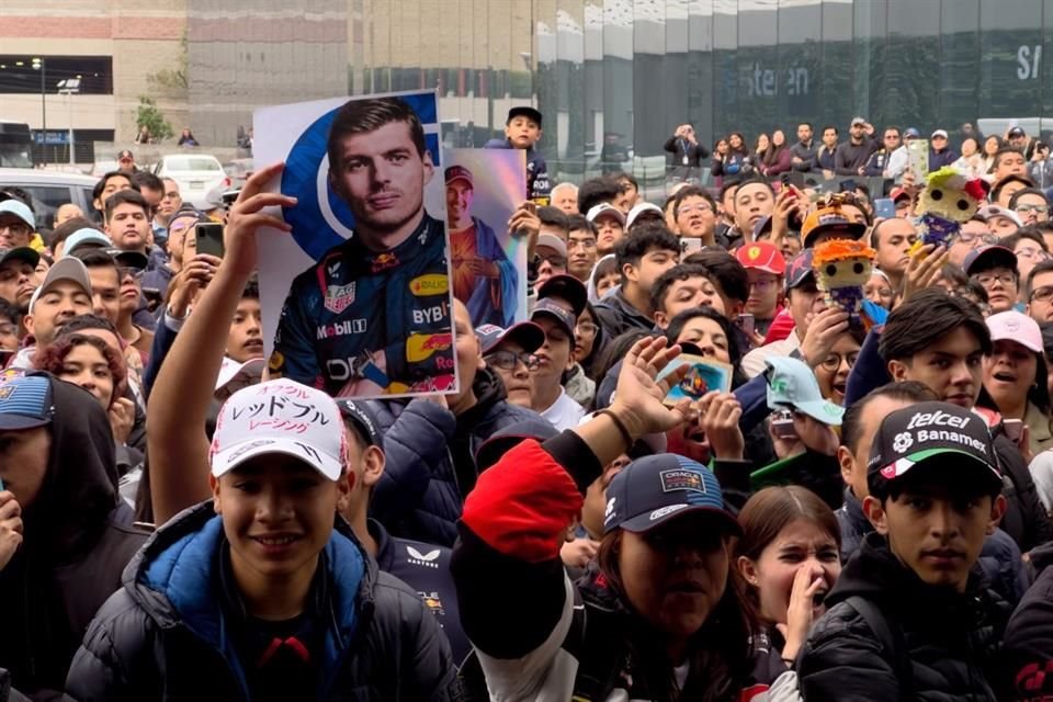 También había imágenes de Verstappen.