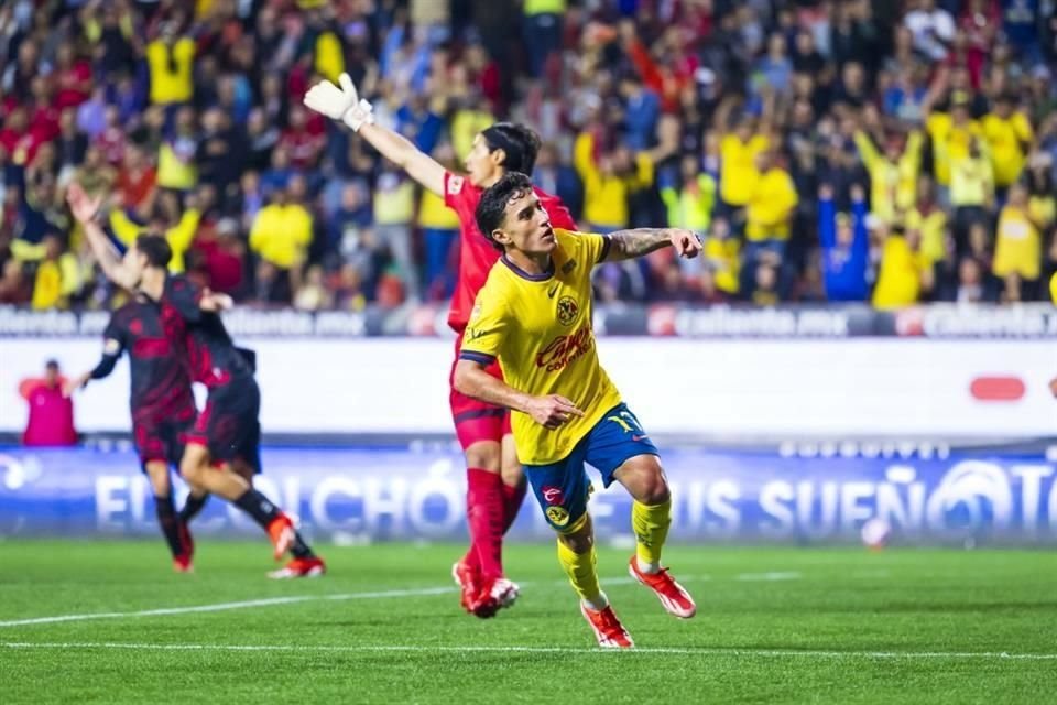 Alejandro Zendejas anotó el primero del América.