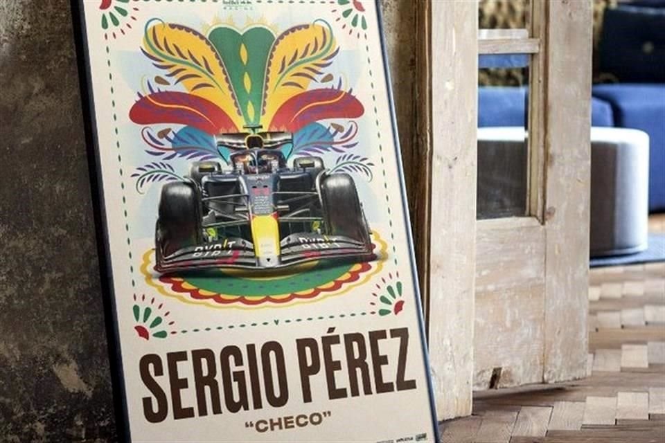 El póser conmemorativo de Checo para el GP de México 2024.