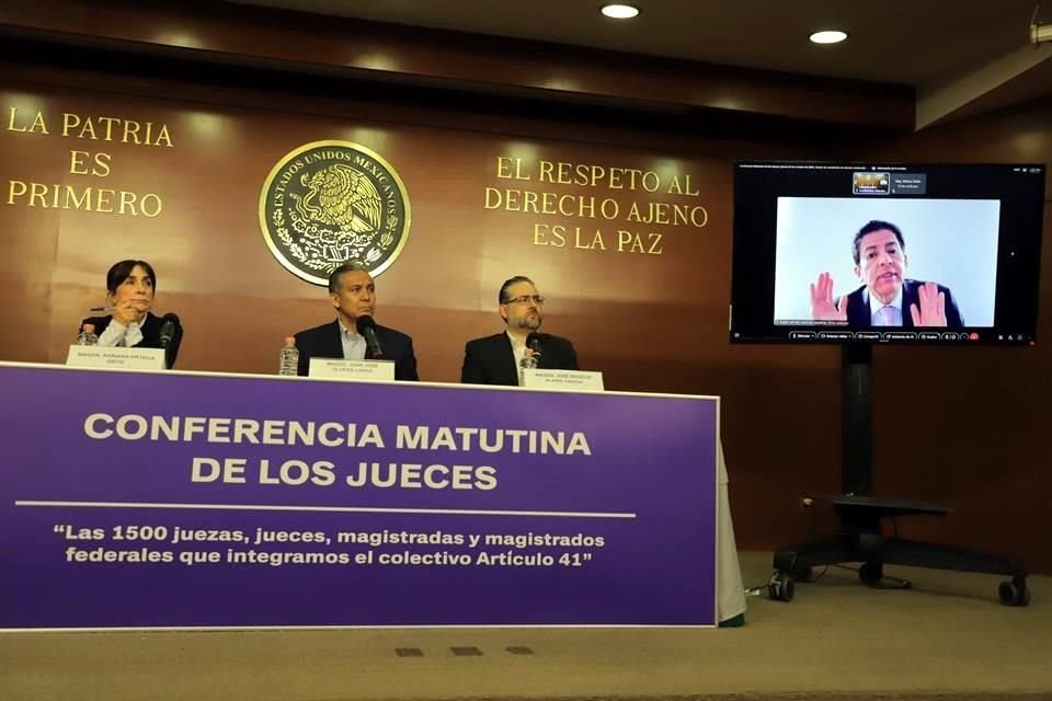 JUFED aseguró que continuará la lucha contra los efectos de la reforma judicial ante instancias internacionales. 