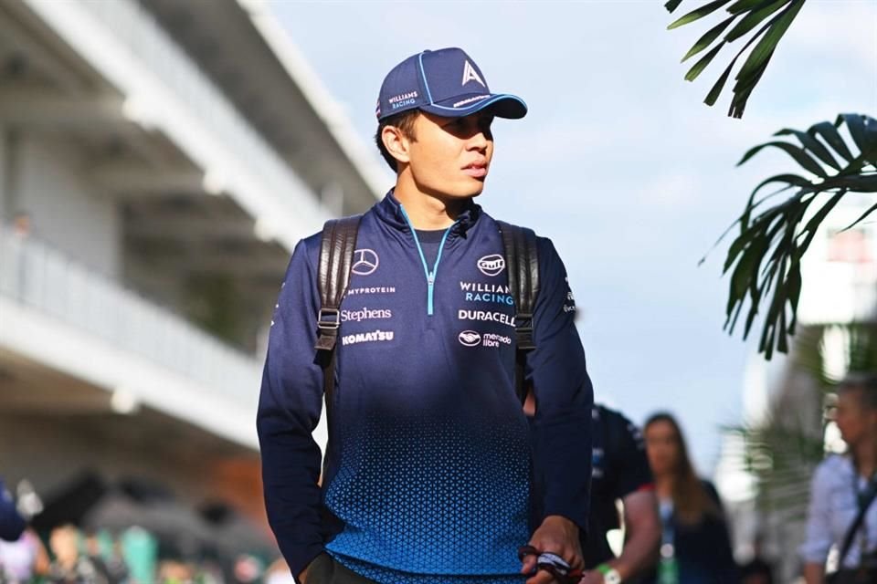 Albon no ha tenido el mejor rendimiento recientemente, por lo que en el GP de la Ciudad de México echará un vistazo al Williams de Colapinto.