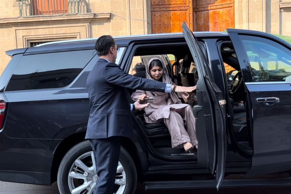 La Presidenta Sheinbaum se reunió esta tarde en Palacio Nacional con la activista pakistaní Malala Yousafzai, Premio Nobel de la Paz 2014.