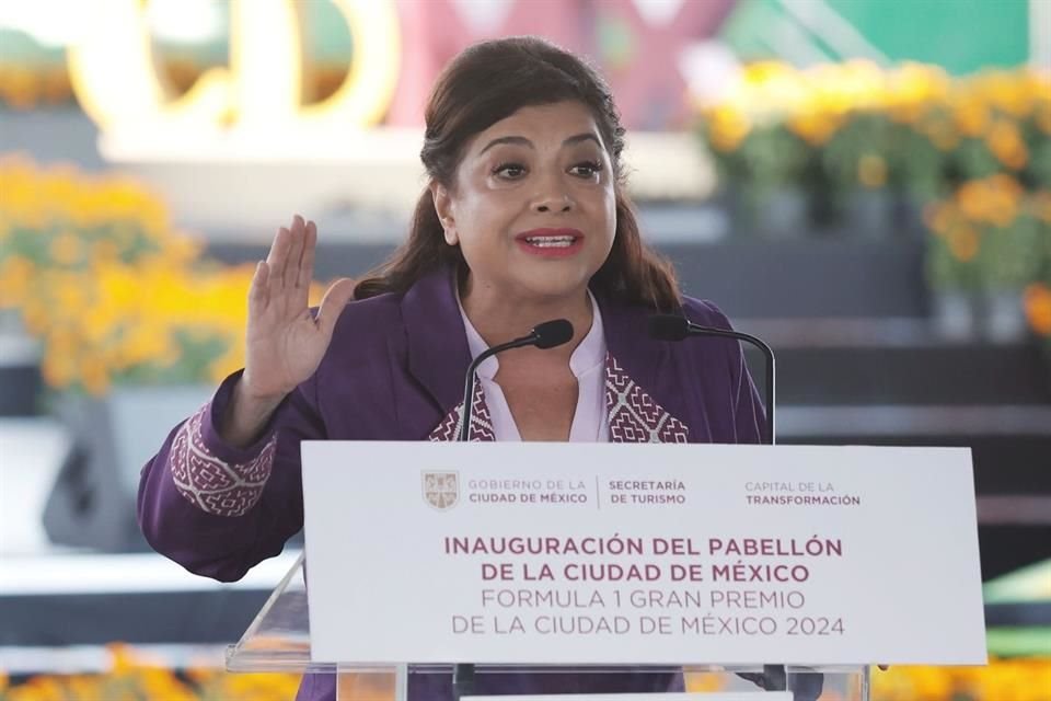 Clara Brugada quiere mantener el Gran Premio de la Ciudad de México por muchos años más.