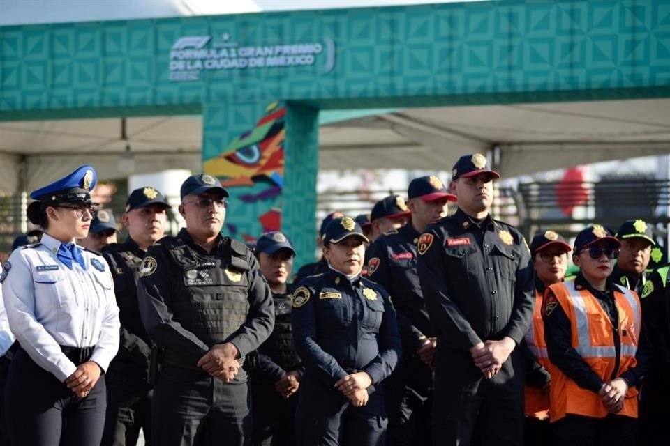 La seguridad siempre ha sido un punto de suma importancia en el GP de la Ciudad de México.