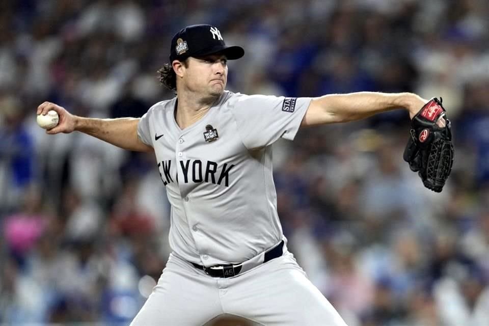 Gerrit Cole abrió para Yankees y su labor fue de 6 etradas, 4 hits, 1 carrera y 4 ponches.