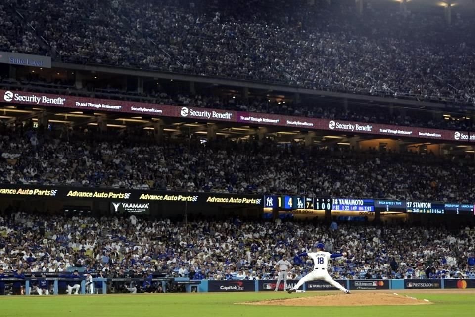 Los Dodgers ganaron 4-2 a Yankees y tomaron ventaja de 2-0 en la Serie Mundial, pero Shohei Ohtani salió lesionado del hombro izquierdo.