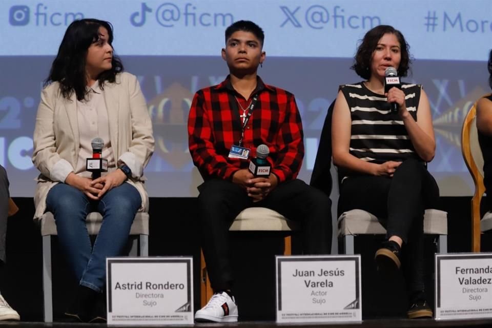 Las directoras celebraron poder compartir el proyecto desde el entarimado del FICM.