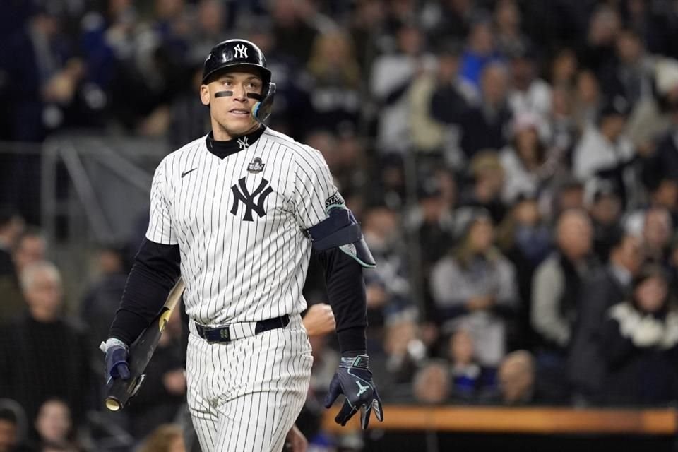 Aaron Judge, de los Yankees de Nueva York, ha estado lejos de ser el jonronero de la temporada regular.