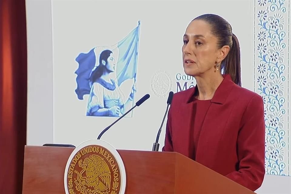 Claudia Sheinbaum, Presidenta de México.