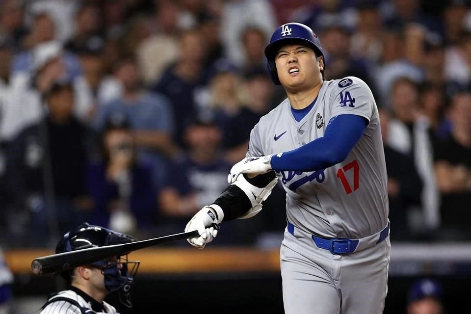 Shohei Ohtani batalló en la Serie Mundial, pero ya es campeón.