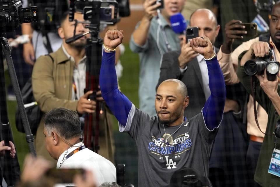 Mookie Betts logra el título con Dodgers.